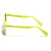 Prizm | Neon Yellow Wayfarer Polarized Sunglasses | Black Lens - PMG7281