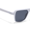 Prizm | White Wayfarer Polarized Sunglasses | Black Lens - PMG7282