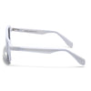 Prizm | White Wayfarer Polarized Sunglasses | Black Lens - PMG7282