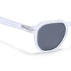 Prizm | Transparent Hexagonal Polarized Sunglasses | Black Lens - PMG7266