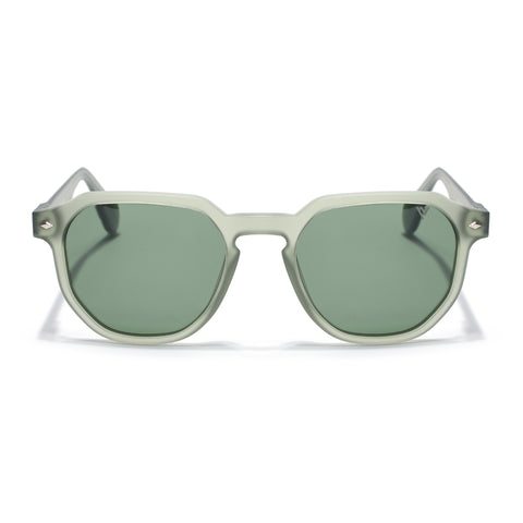 Prizm | Green Hexagonal Polarized Sunglasses | Green Lens - PMG7269