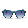 Prizm | Sea Green Hexagonal Polarized Sunglasses | Grey & Clear Lens - PMG7270