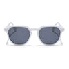 Prizm | White Hexagonal Polarized Sunglasses | Black Lens - PMG7272