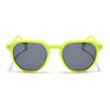 Prizm | Neon Yellow Hexagonal Polarized Sunglasses | Black Lens - PMG7273