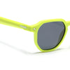 Prizm | Neon Yellow Hexagonal Polarized Sunglasses | Black Lens - PMG7273