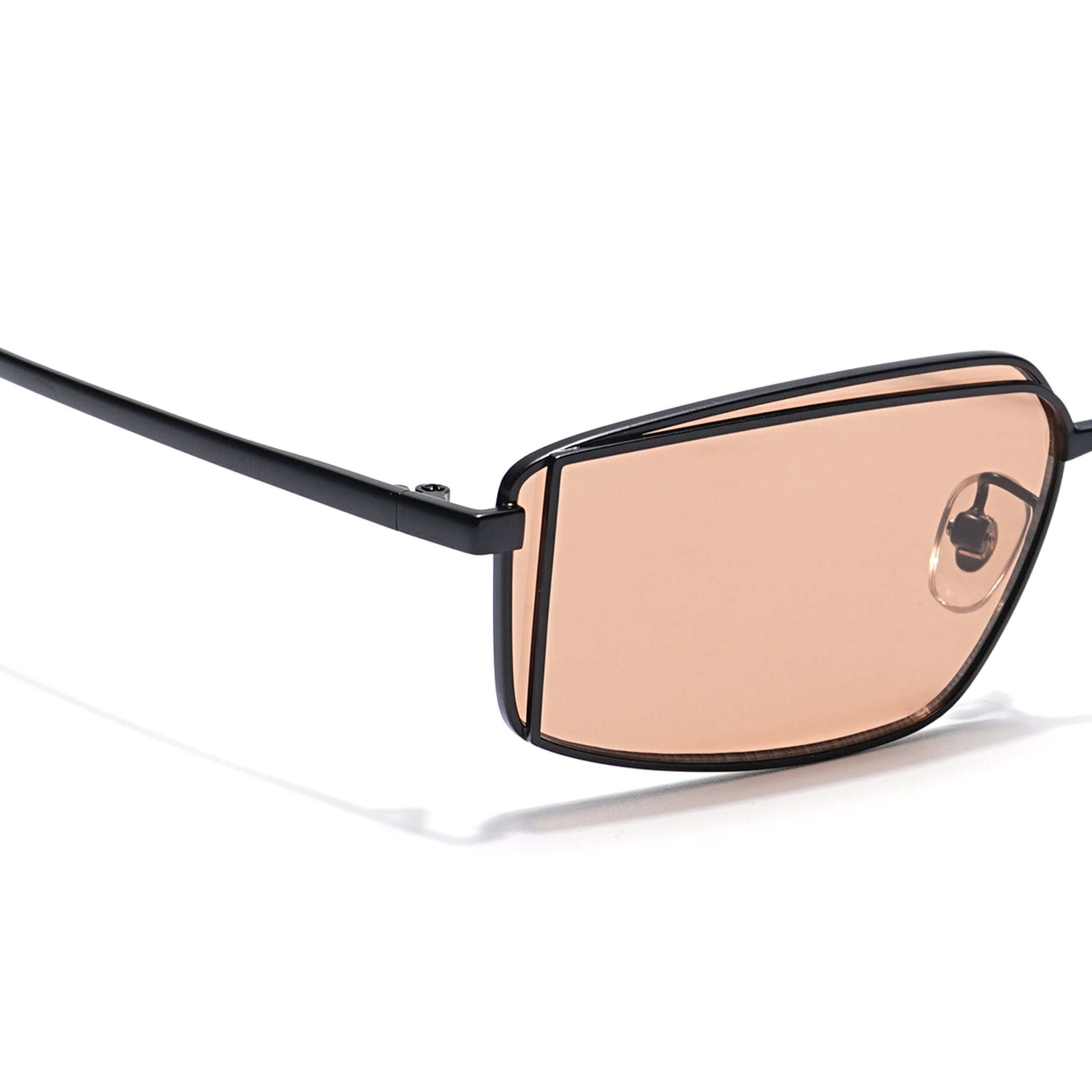 Voyage Select Rectangle Sunglasses (Brown Lens | Black Frame - SLMG6288)