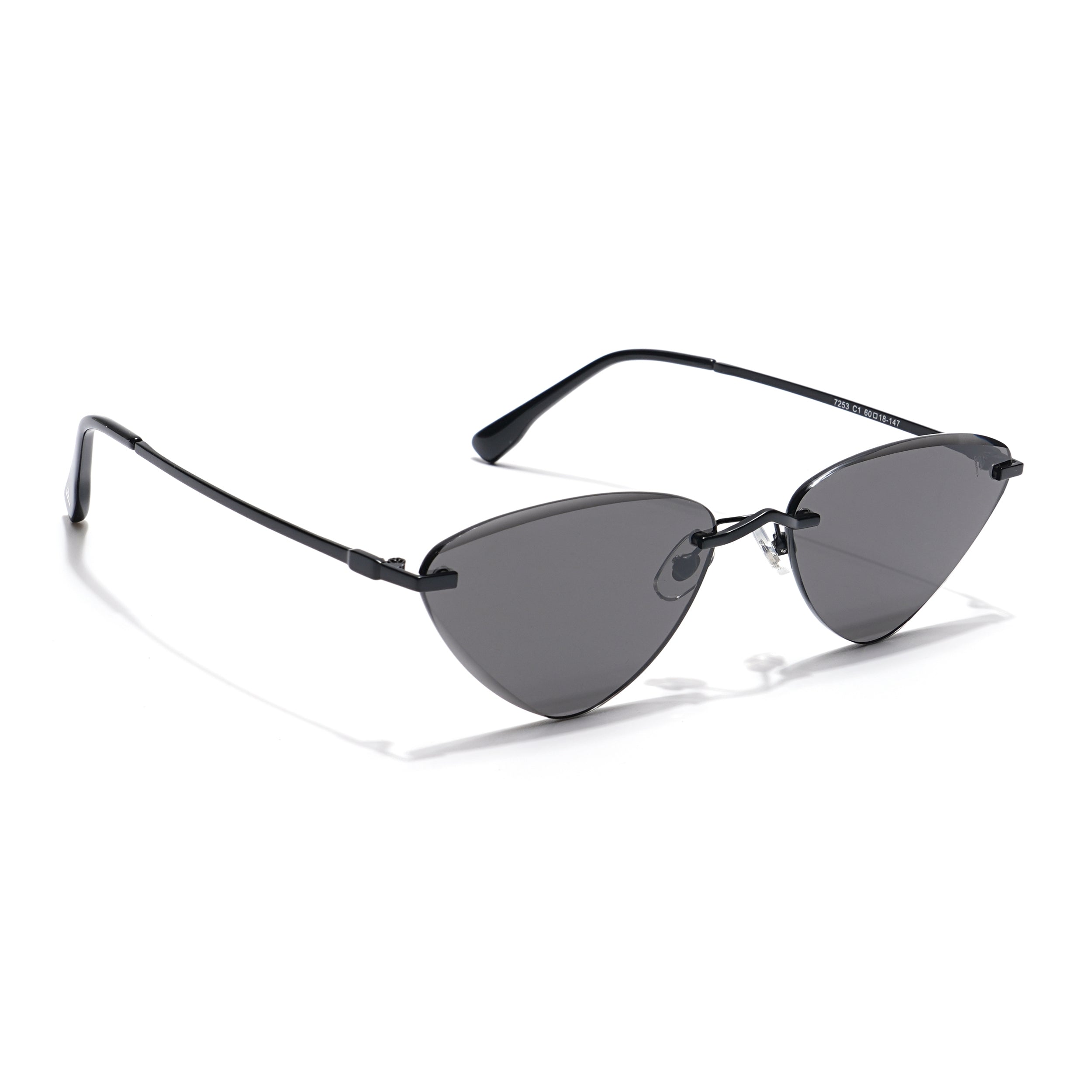 Voyage Select Oval Sunglasses (Black Lens | Black Frame - SLMG6275)