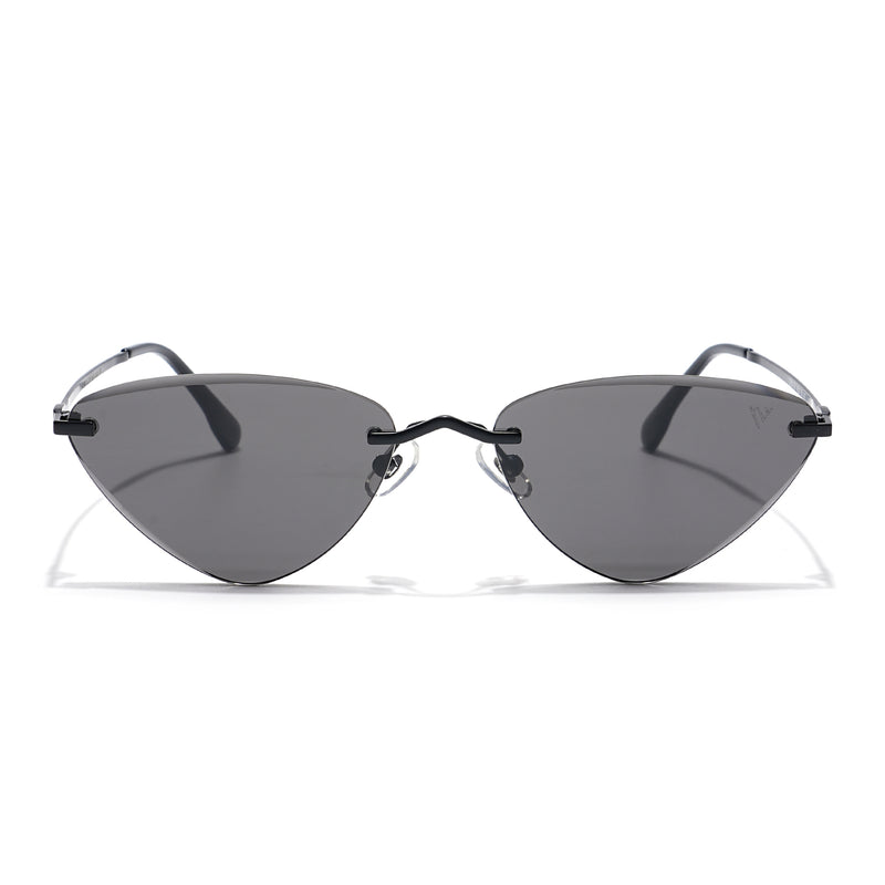 Voyage Select Oval Sunglasses (Black Lens | Black Frame - SLMG6275)