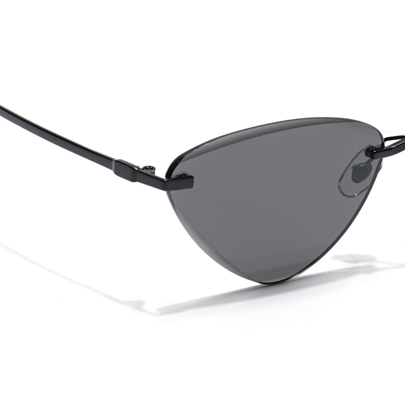 Voyage Select Oval Sunglasses (Black Lens | Black Frame - SLMG6275)