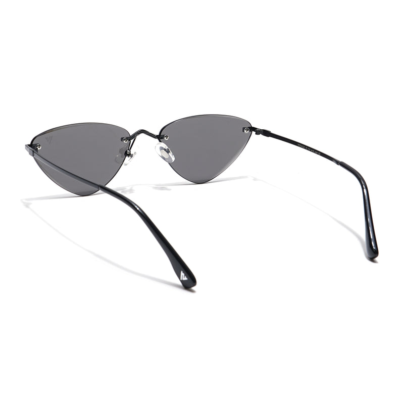 Voyage Select Oval Sunglasses (Black Lens | Black Frame - SLMG6275)