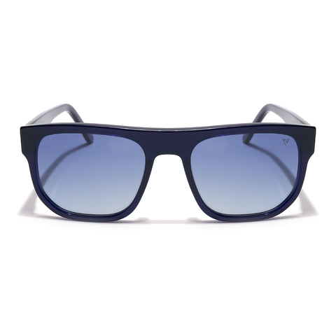 Voyage Select Square Sunglasses (Grey Lens | Shine Blue Frame - SLPMG5988)