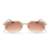 Slayr | Brown Rimless Sunglasses | MG7045