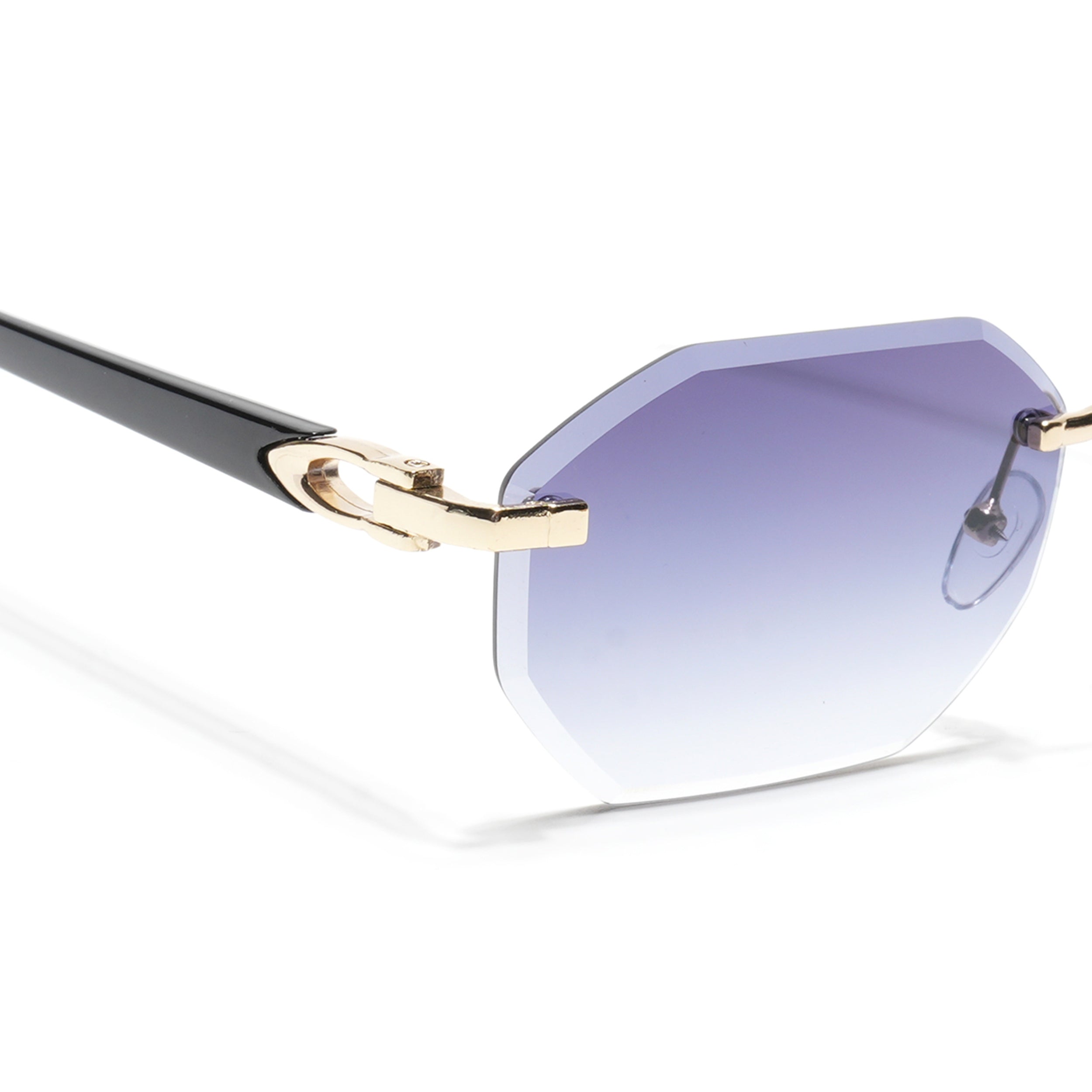 Slayr | Grey & Clear Rimless Sunglasses | MG7047
