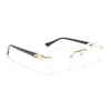 Slayr | Clear Rimless Sunglasses | MG7049