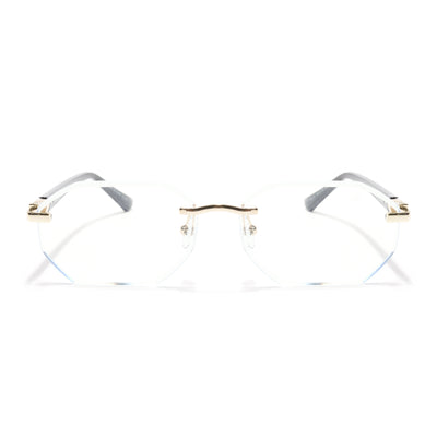 Slayr | Clear Rimless Sunglasses | MG7049