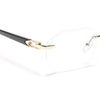 Slayr | Clear Rimless Sunglasses | MG7049