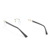 Slayr | Clear Rimless Sunglasses | MG7049
