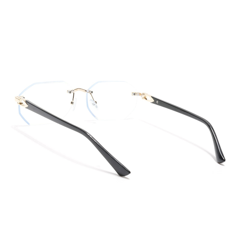 Slayr | Clear Rimless Sunglasses | MG7049