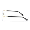 Slayr | Clear Rimless Sunglasses | MG7049