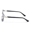 Slayr | Black Rimless Sunglasses | Silver Frame - MG7676