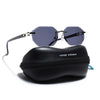 Slayr | Black Rimless Sunglasses | Silver Frame - MG7676