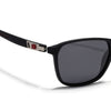 Matt Black Polarized Wayfarer Sunglasses - PMG4304