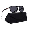 Matt Black Polarized Wayfarer Sunglasses - PMG4304