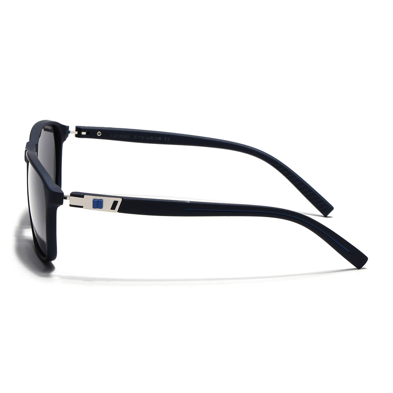 Navy Blue Polarized Wayfarer Sunglasses - PMG4305