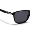 Matt Black Polarized Wayfarer Sunglasses - PMG4306