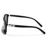 Matt Black Polarized Wayfarer Sunglasses - PMG4306