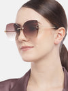 Elara | Dark Brown Over Size Sunglasses MG2883