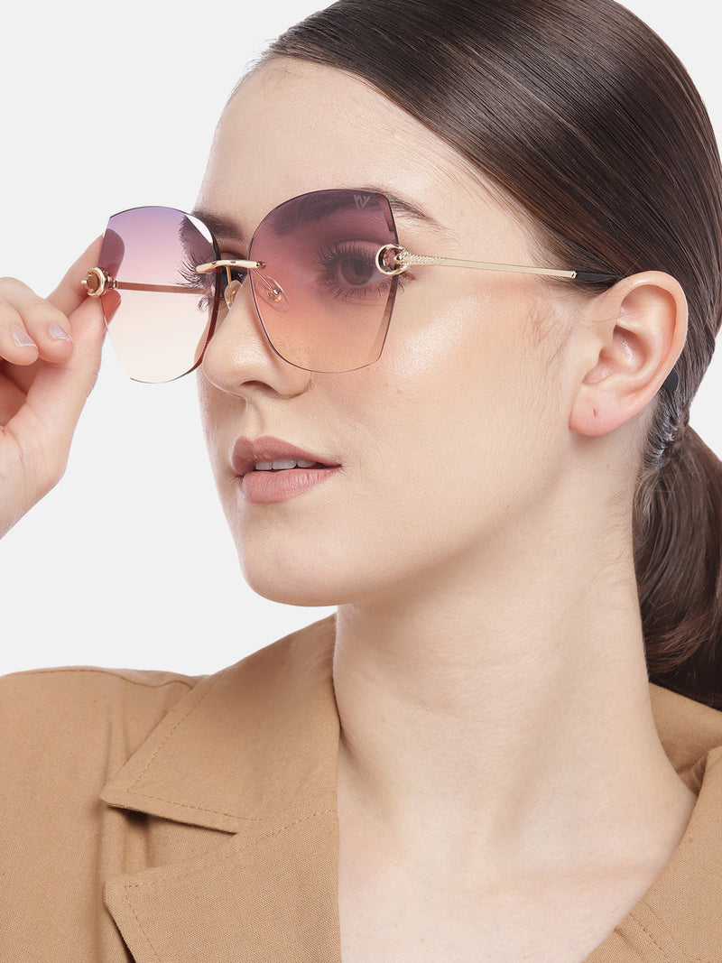 Elara | Violet Over Size Sunglasses MG2878