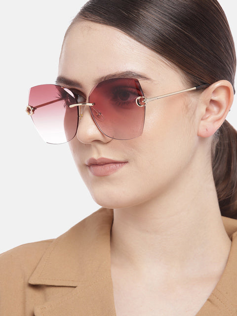 Elara | Red Over Size Sunglasses MG2882