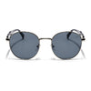 Round Sunglasses for Men & Women (Grey Lens | Silver Frame - MG7142)