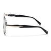 Round Sunglasses for Men & Women (Grey Lens | Silver Frame - MG7142)