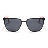 Black Polarized Square Sunglasses - PMG4282