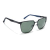 Square Polarized Sunglasses (Green Lens | Black Frame - PMG5609)