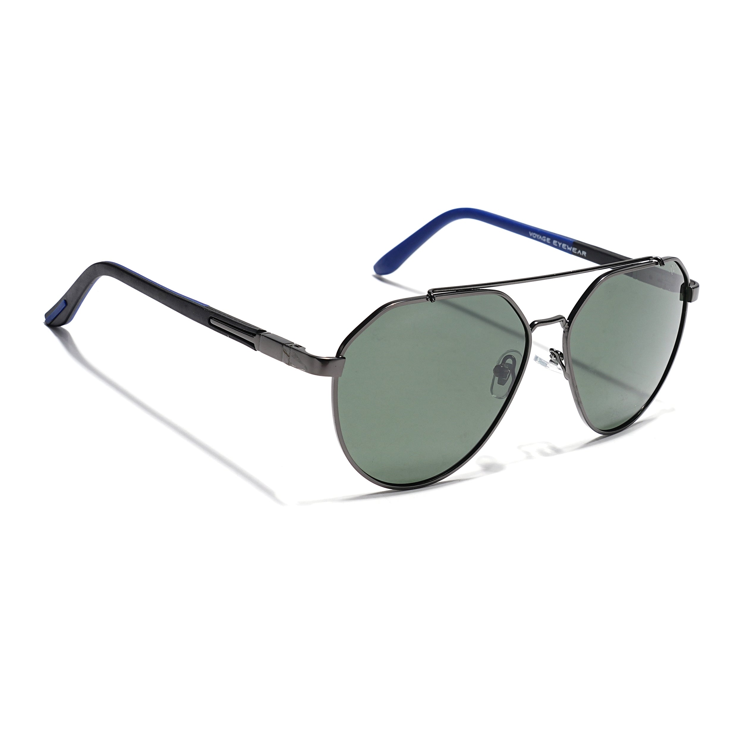 Grey Polarized Aviator Sunglasses - PMG4284