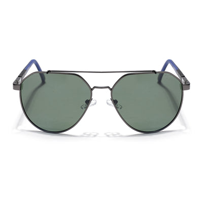Grey Polarized Aviator Sunglasses - PMG4284