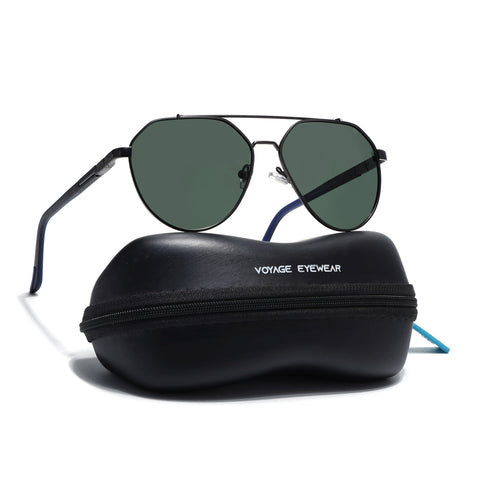 Grey Polarized Aviator Sunglasses - PMG4284
