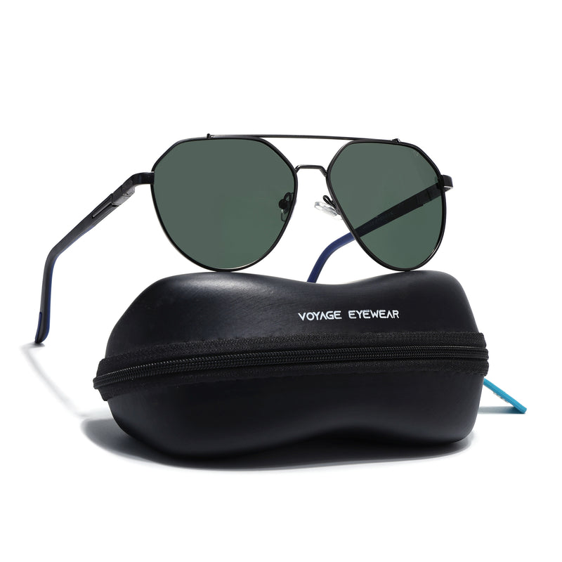 Grey Polarized Aviator Sunglasses - PMG4284