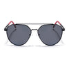 Black Polarized Aviator Sunglasses - PMG4286