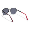 Black Polarized Aviator Sunglasses - PMG4286