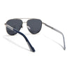 Aviator Polarized Sunglasses for Men & Women (Grey Lens | Silver Frame - PMG7246)