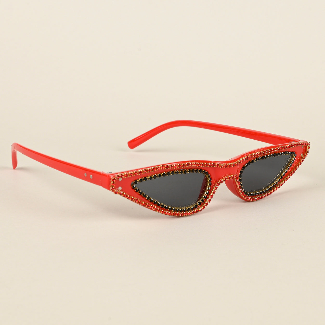 Voyage Black Cateye Sunglasses for Women - MG4369