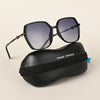 Black & Clear Oversize Polarized Sunglasses - PMG4342