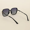 Black & Clear Oversize Polarized Sunglasses - PMG4342