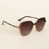 Oversize Brown Polarized Sunglasses - PMG4343