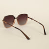 Oversize Brown Polarized Sunglasses - PMG4343