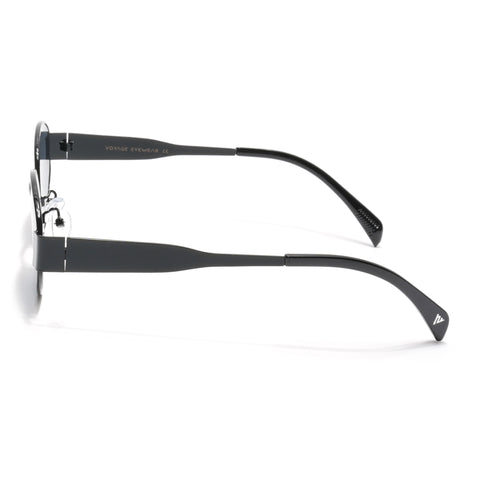 Sierra | Black Oval Sunglasses | Grey Lens - MG7038